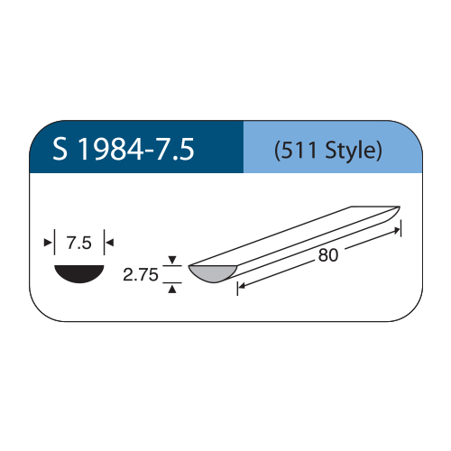 Spugna sclerale in silicone STYLE 511 5 pz