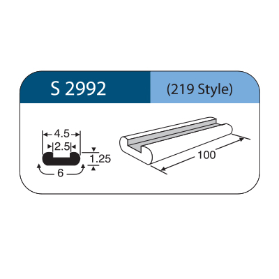 Striscia in silicone scanalata STYLE 219